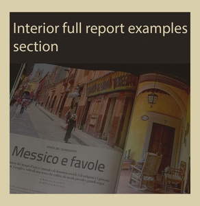 INTERIOR FULL REPORT EXAMPLES SECTION